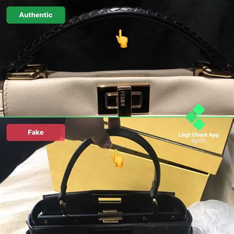 how to spot a fake fendi peekaboo|fendi bags real or fake.